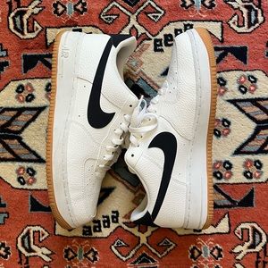 Nike Air Force 1 (White/Obsidian/Gum Bottom) CI0057 100